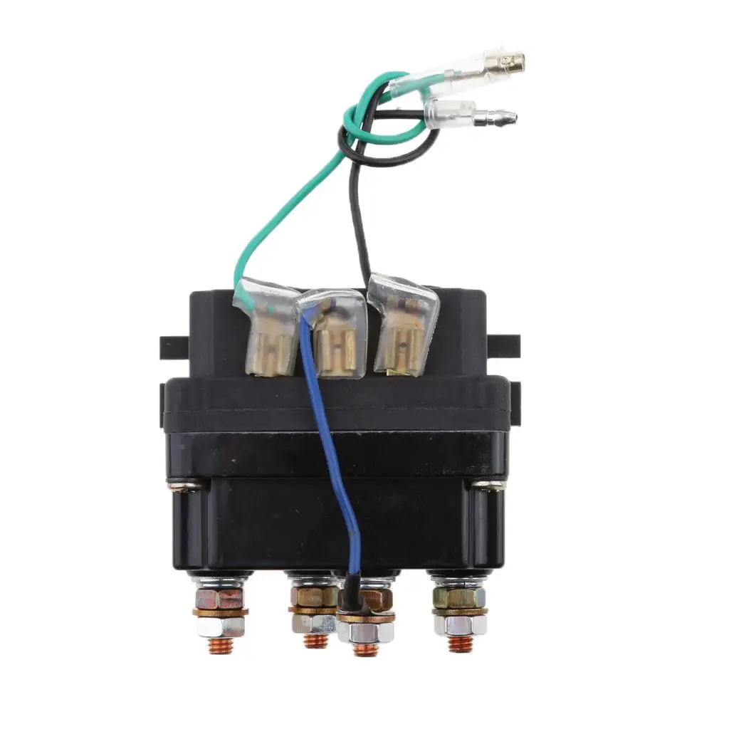 Universal Winch Solenoid 12A Relay Contactor Thumb Truck for ATV  Winches