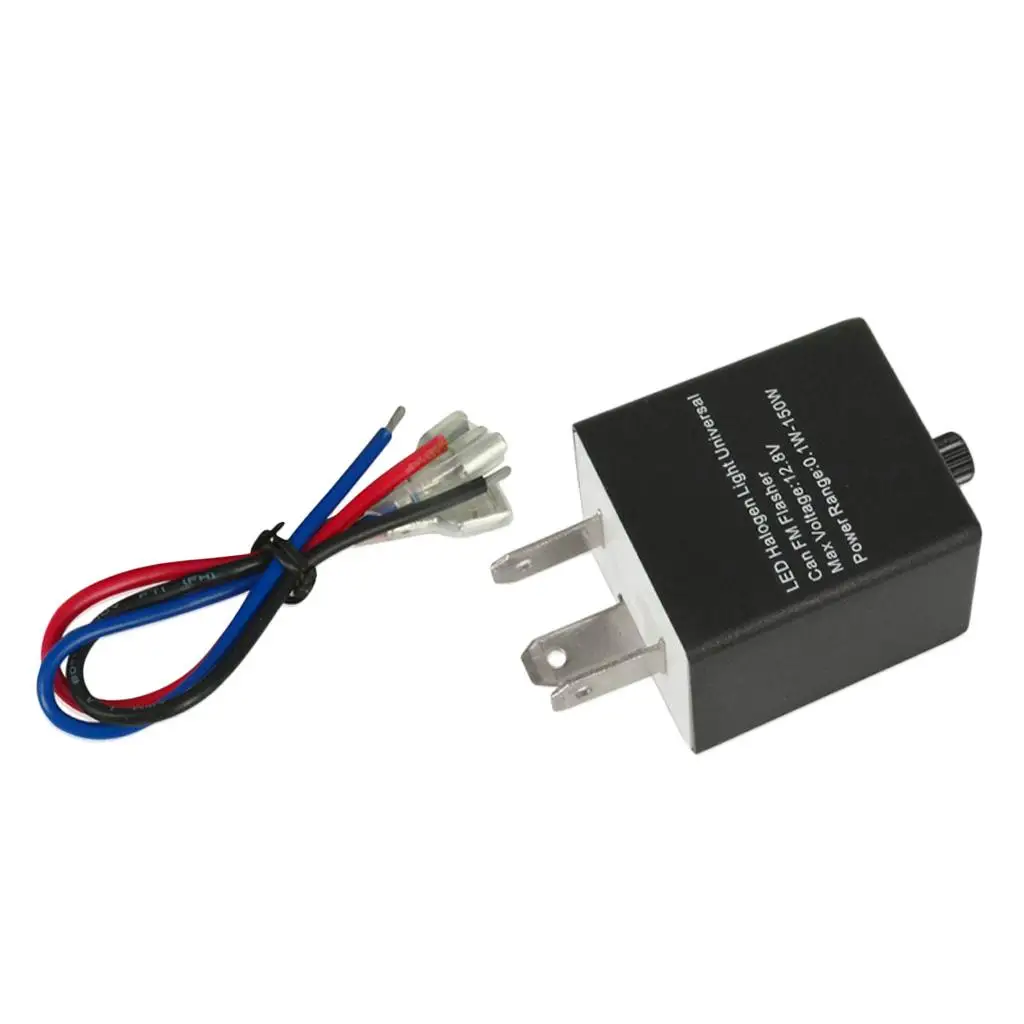 Adjustable LED Steering Light Flasher Relay for Motorcycle Vehicle