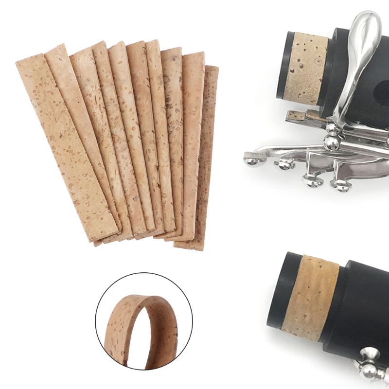 Title 10, 10 Pieces Bb Clarinet Cork Stoppers Sheets Set ...