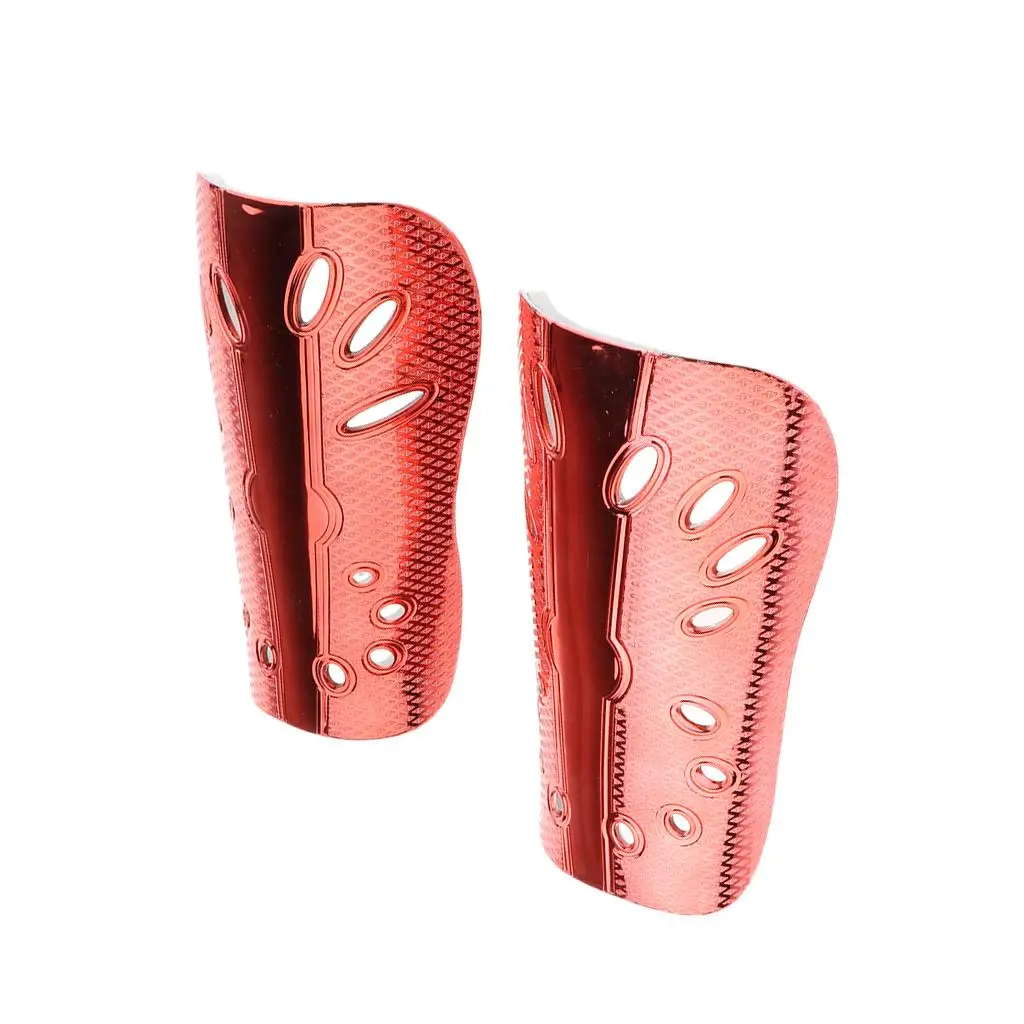 Electroplated Shin Guard Pads Shinguard Soccer Protective Gear