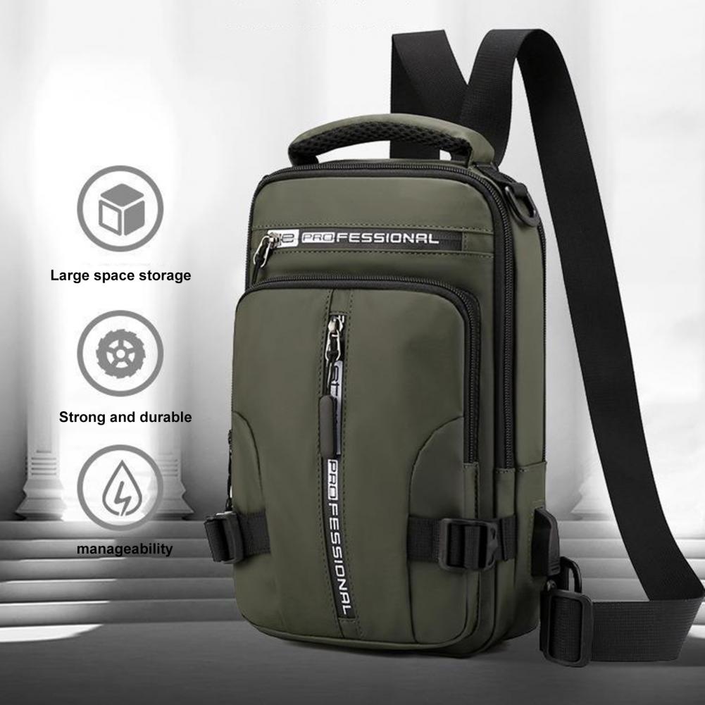 Title 13, Brusttasche mit USB-Ladeanschluss, Outdoor-Kreu...