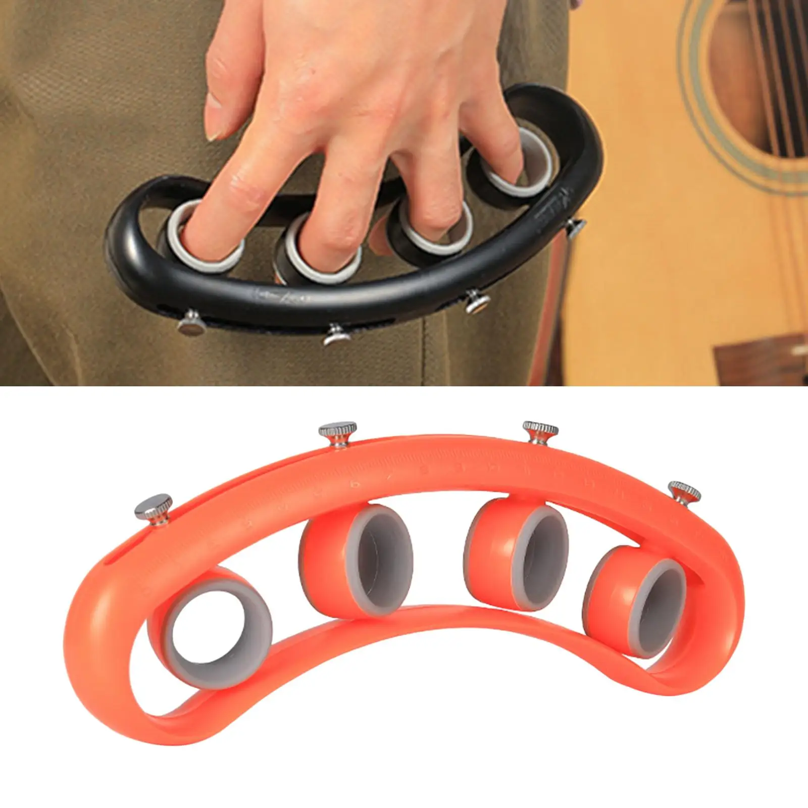 Uklele Guitar Finger Extensor Exerciser Strengthener Piano Trainer Tools