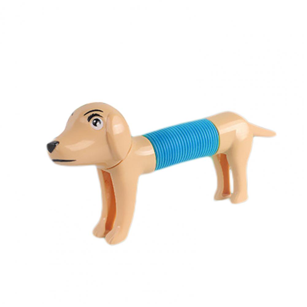 Functional Dachshund Dog Fidget Toy Fidget Toy 360 Degree Twisting Stretchable Head Tail|