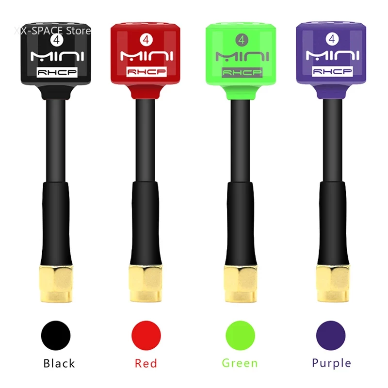 Sce71228d41b243aa8f3189b319f55a5fn Ramdon color Lollipop 4 High Gain RHCP MINI Antenna 5.8G 2.8dBi SMA RP-SMA MMCX UFL For RC FPV Transmitter Receiver Racing Drone