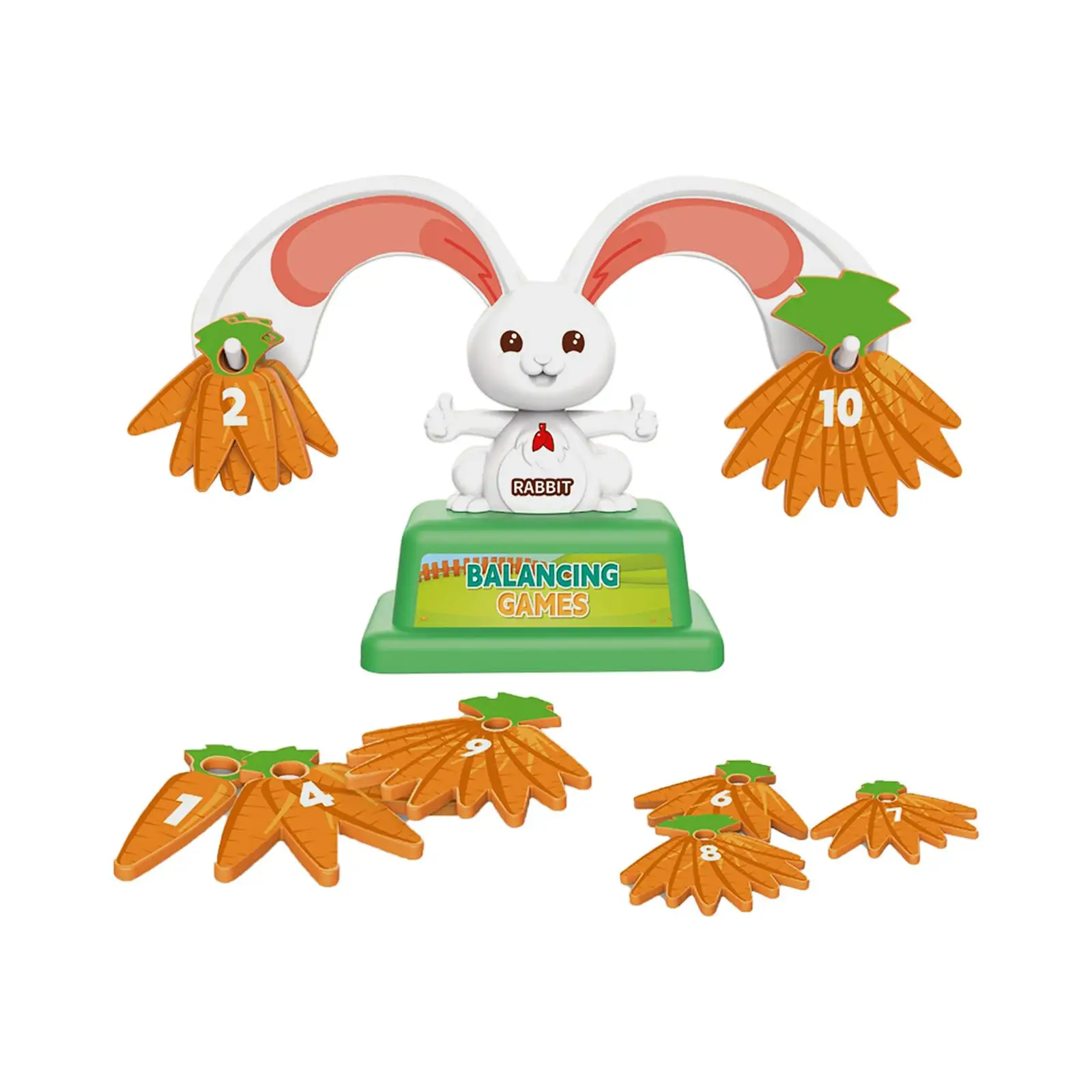 Rabbit Balance Counting Game Weighing Scale Toy Children Mathematics Developmental Toy Learning Activities for Kids Boys Girls