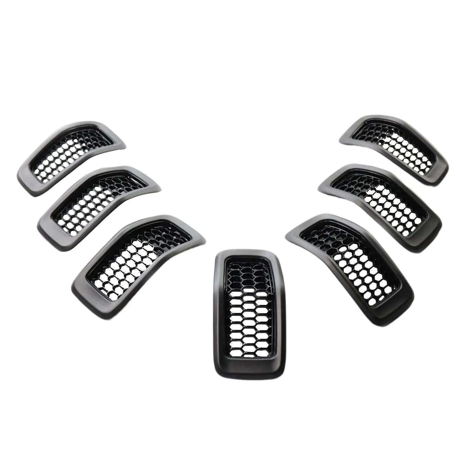 7 Pieces Front Grill Inserts 68303626Ab Fits for 2014-2018