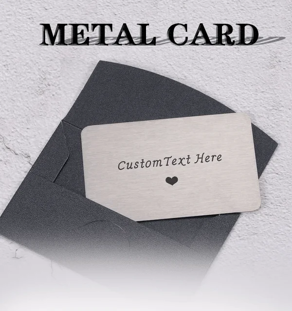 Custom Customized Metal Cards Luxury Credit Card Size Vip Member