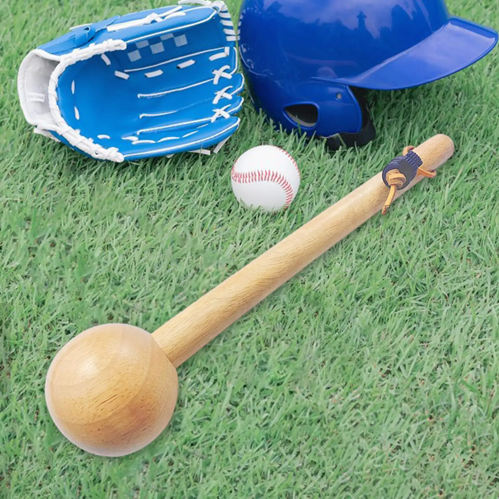 Rubber Wooden Softball Glove Mallet Shaping 36cm Portable Baseball Hammer