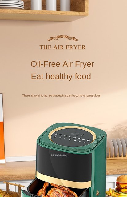 Intelligent electric air fryer 7L 8L9L automatic large capacity