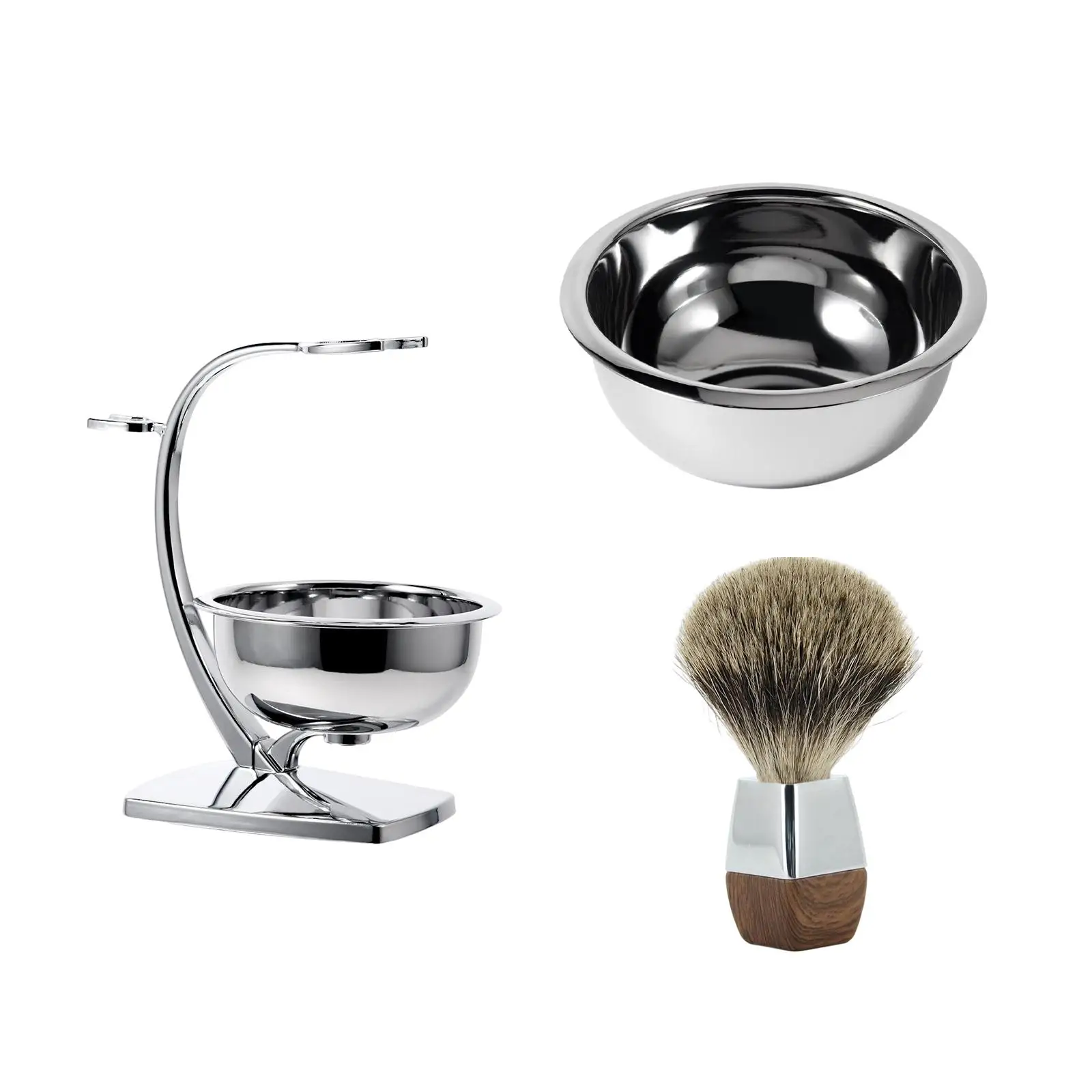 High Quality Shaving Set Grooming Gift Stainless Steel for Father Husband Barber Birthday Festival