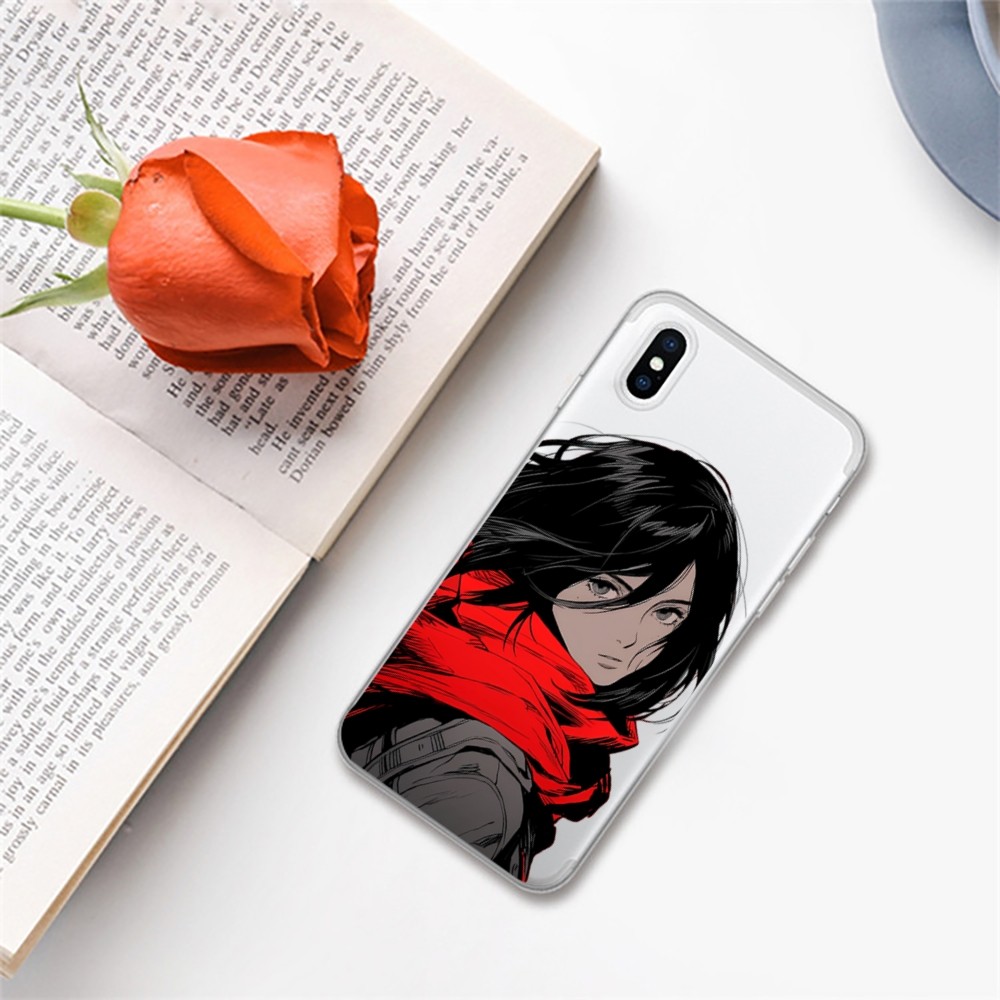 Прозрачный чехол для телефона L-LeviS A-Attack on T-TitanS для iPhone 14 13  12 11 Pro Max Mini X Xs XR 6 7 8 Plus SE 2020 | AliExpress