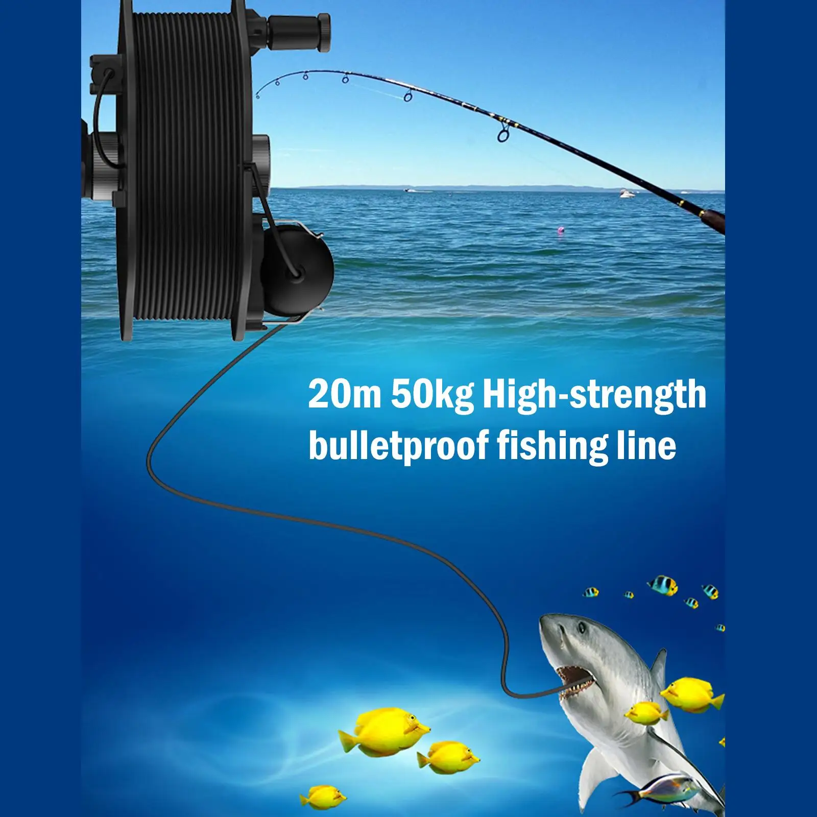 Underwater Fishing Camera Fish Finder Display Screen Waterproof for Boat