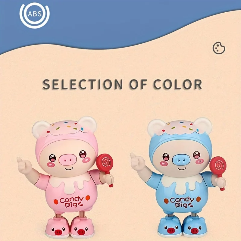 Upgraded Electronic Pig Dancing Toy Doll With Electric Lighting