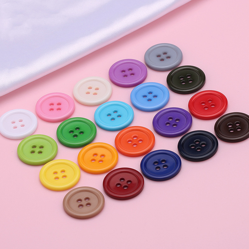 10 stücke 9-30mm Runde Harz Knöpfe Für Handarbeit DIY Scrapbooking Handwerk Nähen Zubehör Kleidung Kleidungsstück Pullover Mantel liefert – Detail 1