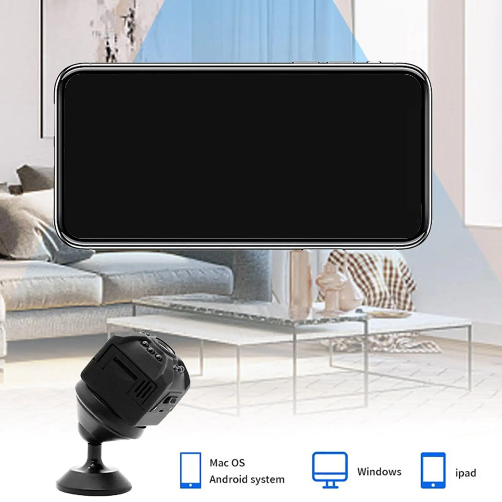 IP Camera Video Recorder Surveillance Mini x5 for Indoor Office