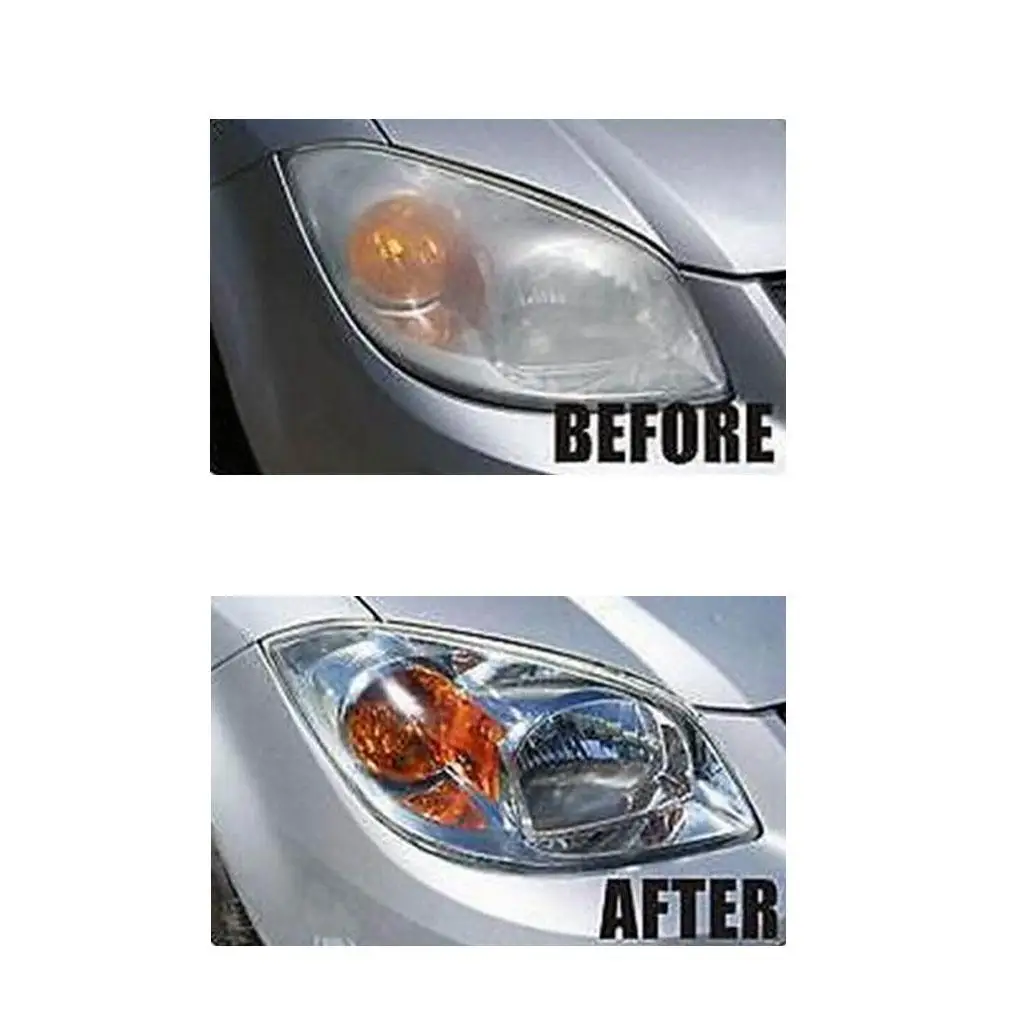 dolity Car Vehicle Motorcycle Headlight Lamp Lens Clean Polishing Restoration Kit