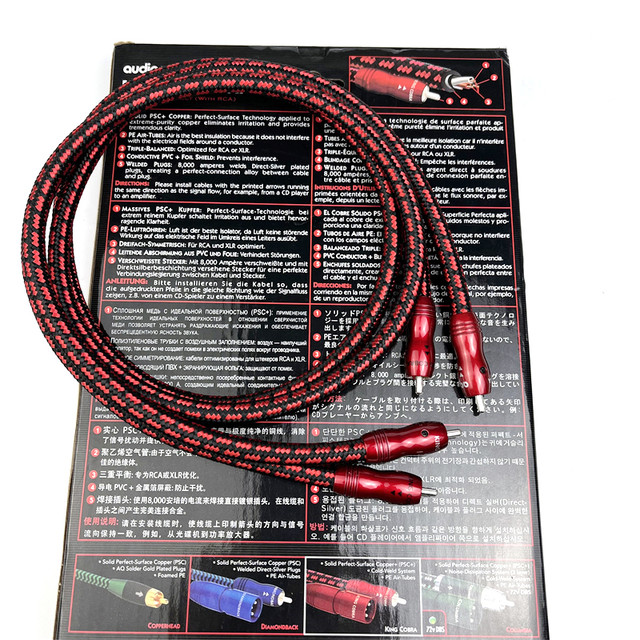 King Cobra Psc Rca To Xlr Female / Male Cable Hifi Audio Xlr Balanced Cable  With Box - Audio & Video Cables - AliExpress