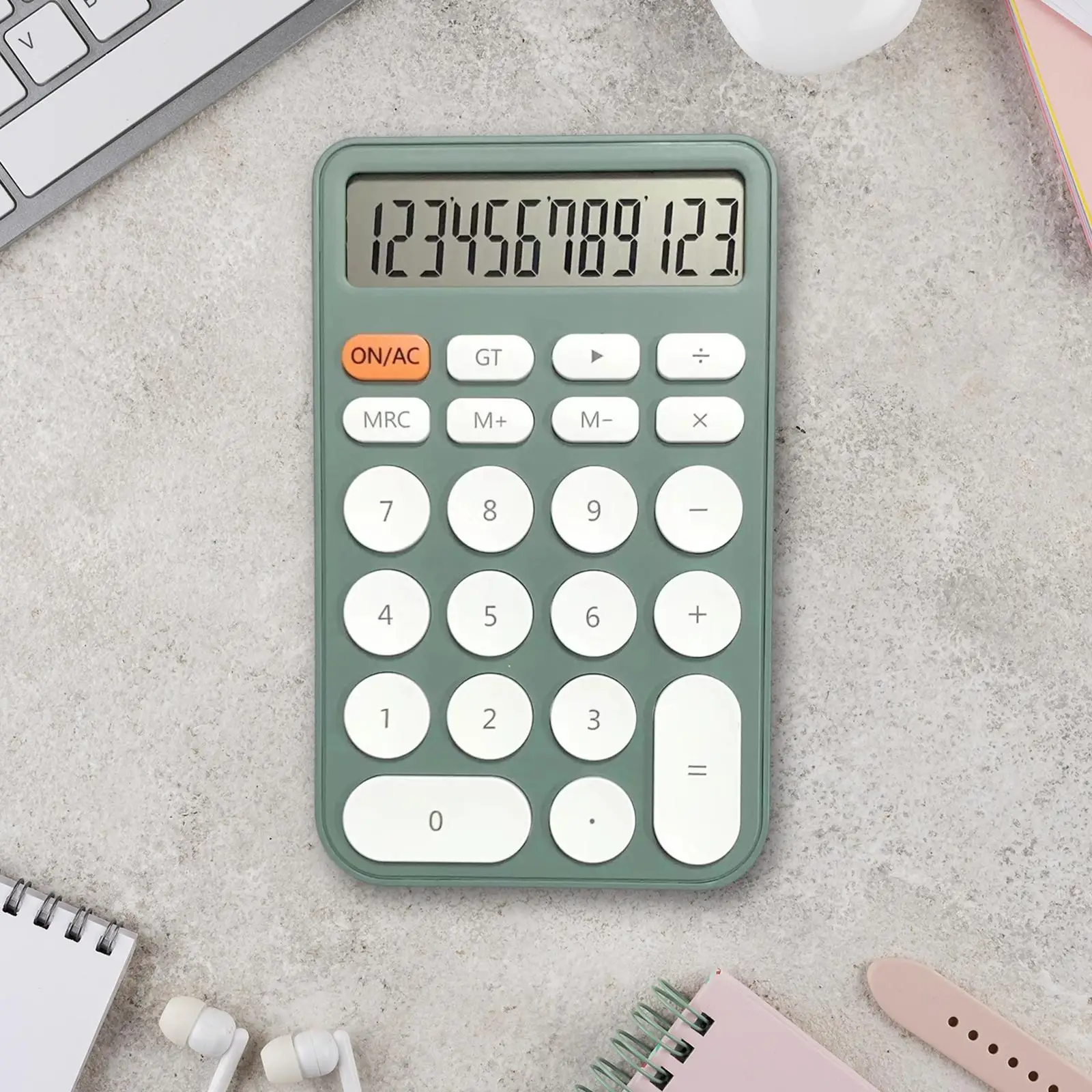 Standard Calculator Financial Calculator 12 Digit Large LCD Display Mini Desk Calculator Office Calculator for Business Use Home