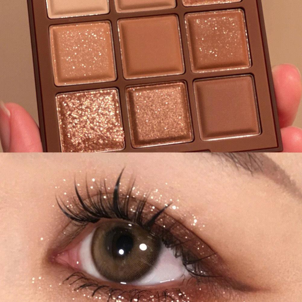 Best of 9 Color Eye Shadow Palette Blue Smoked Makeup Glitter Palette Palette Charming Eye Eyeshadow Quality Makeup High Pearly V5F2 Reviews & Tips - Image 5