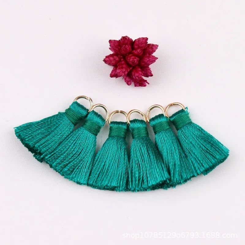 Description Picture 5 of item20pcs Polyester Trim Fringe Tassel Sewing Curtains Accessories DIY Keychain Cellphone Straps Pendant Tassels for Jewelry Making