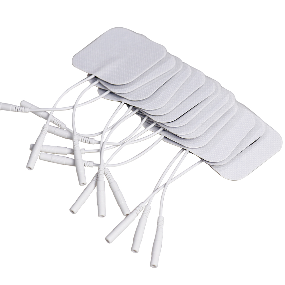50/100Pcs TENS Pads EMS Electrode Patch Nerve Muscle Stimulator Silicone Gel Tens Electrodes Digital Acupuncture Pad Accessories