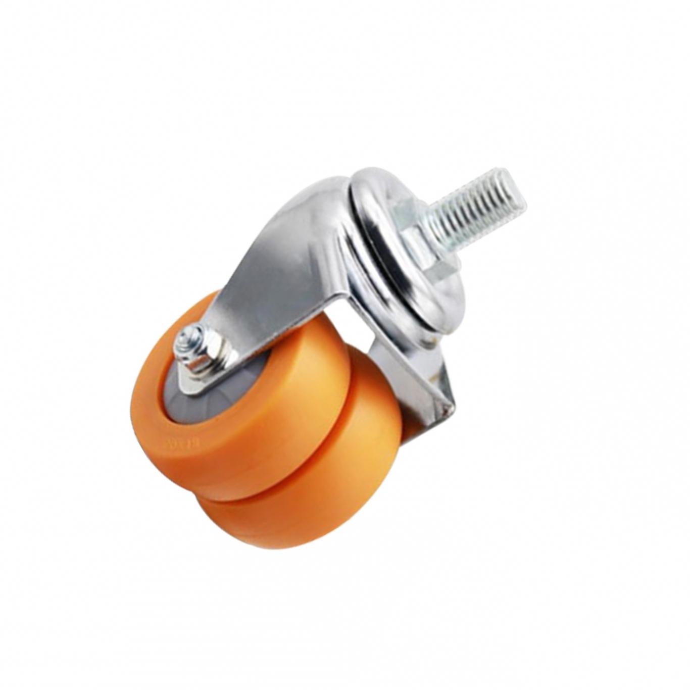 Universal Double Row Nylon Caster, Silent Roller