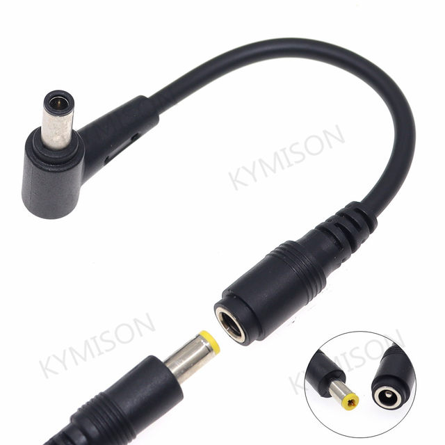 DC 5.5x2.5mm to 6.0x3.7mm DC Power Supply Adapter Converter
