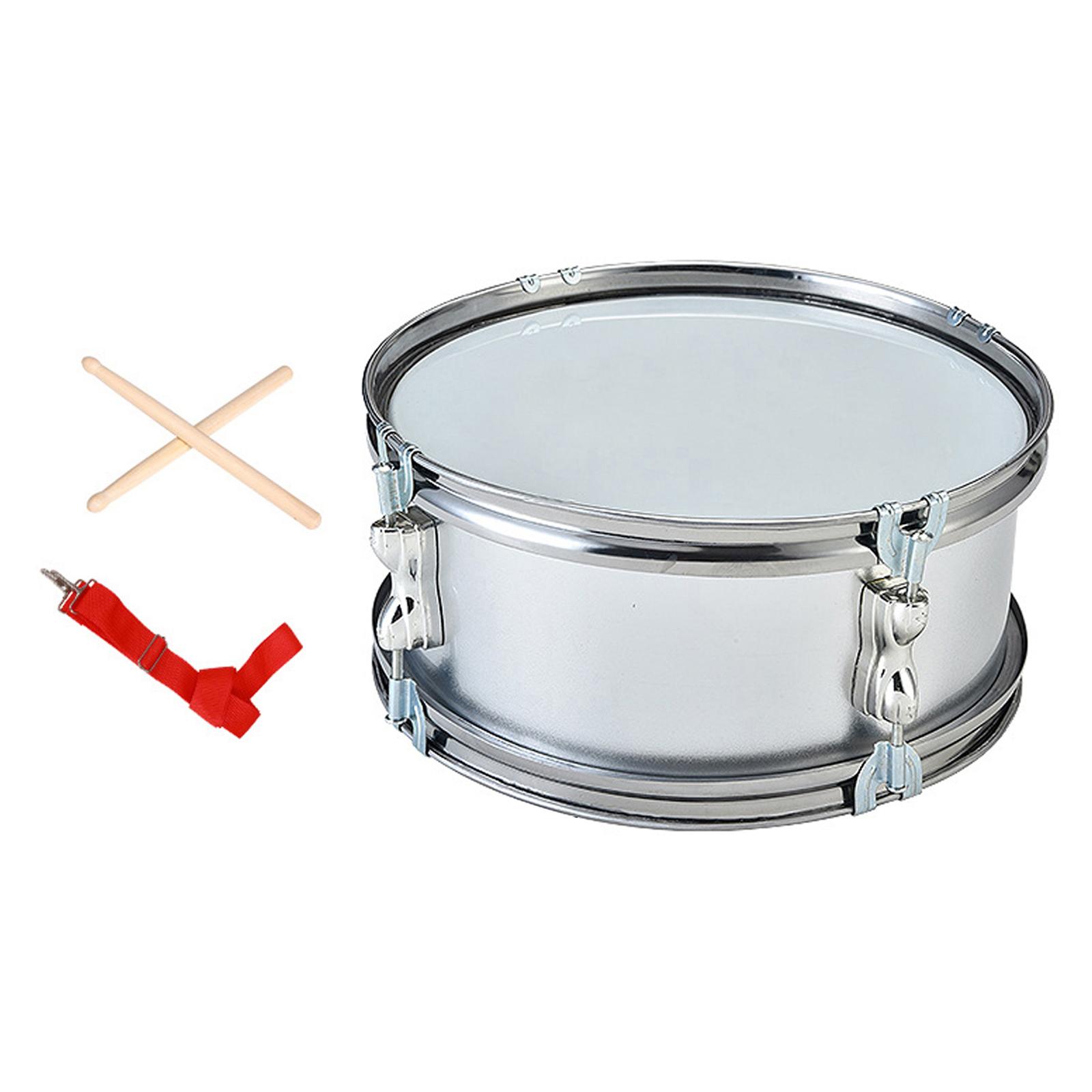 11inch Snare Drum Lightweight Portable Professional with Shoulder Strap Music Drums for Boys Children Teens Gifts