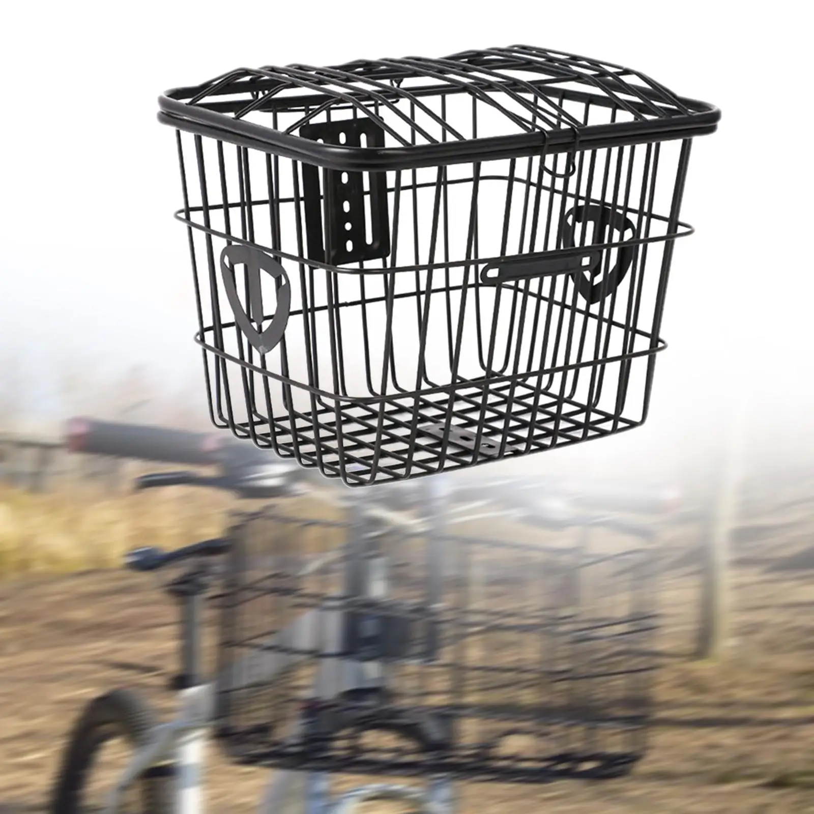Bike Basket Durable Carrier Pannier Waterproof Bike Accessory Most Adult Bikes