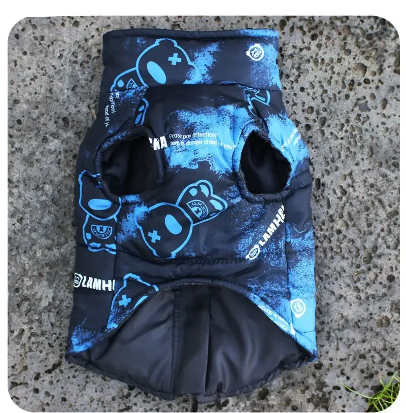 Camouflage Big Dog Coat Jacket Winter Warm Pet Clothes for Medium Large Dogs Waterproof Mascotas Clothing Roupa Para Caes Grande
