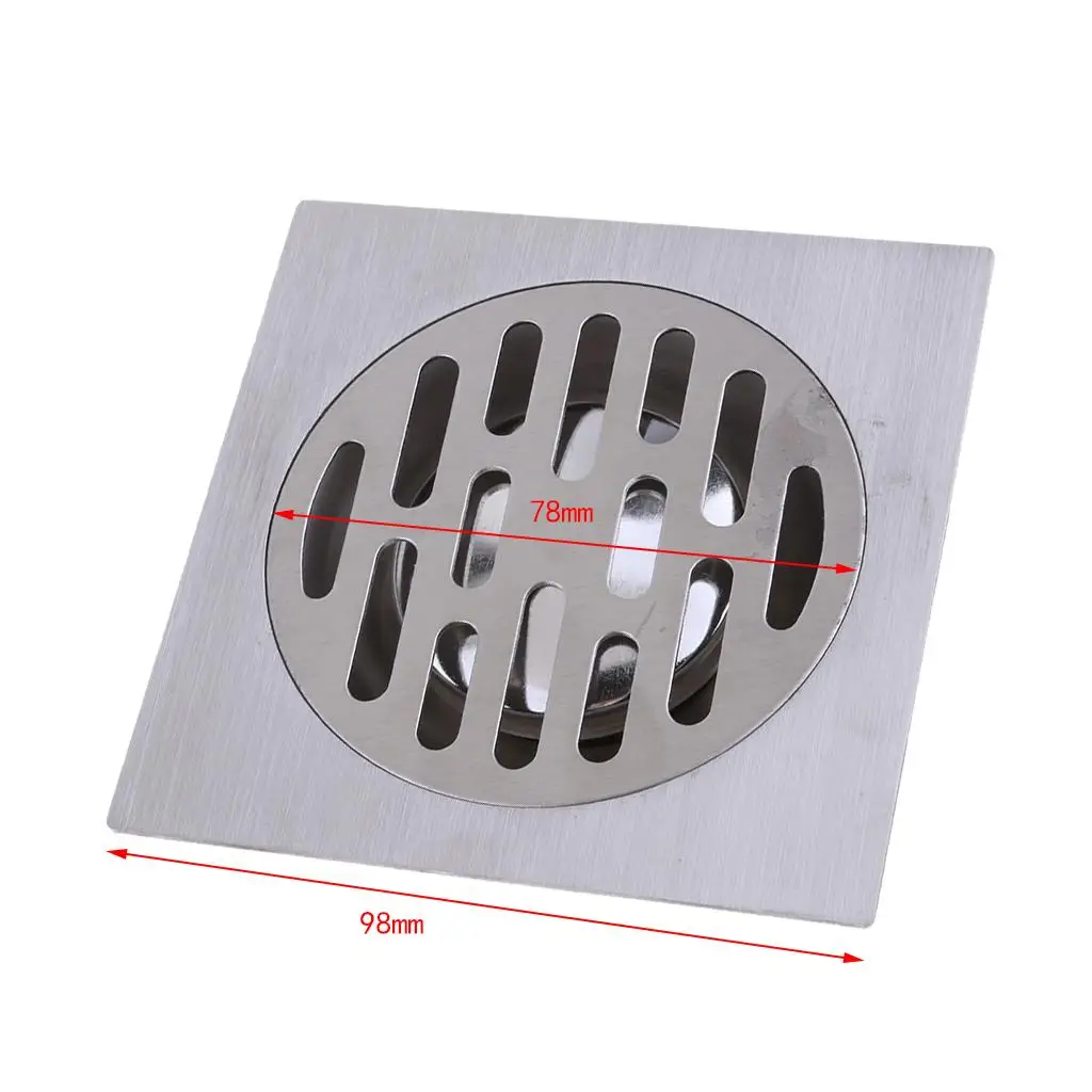 Stainless steel shape square Shower Floor Drain Tile Insert Grate Cover