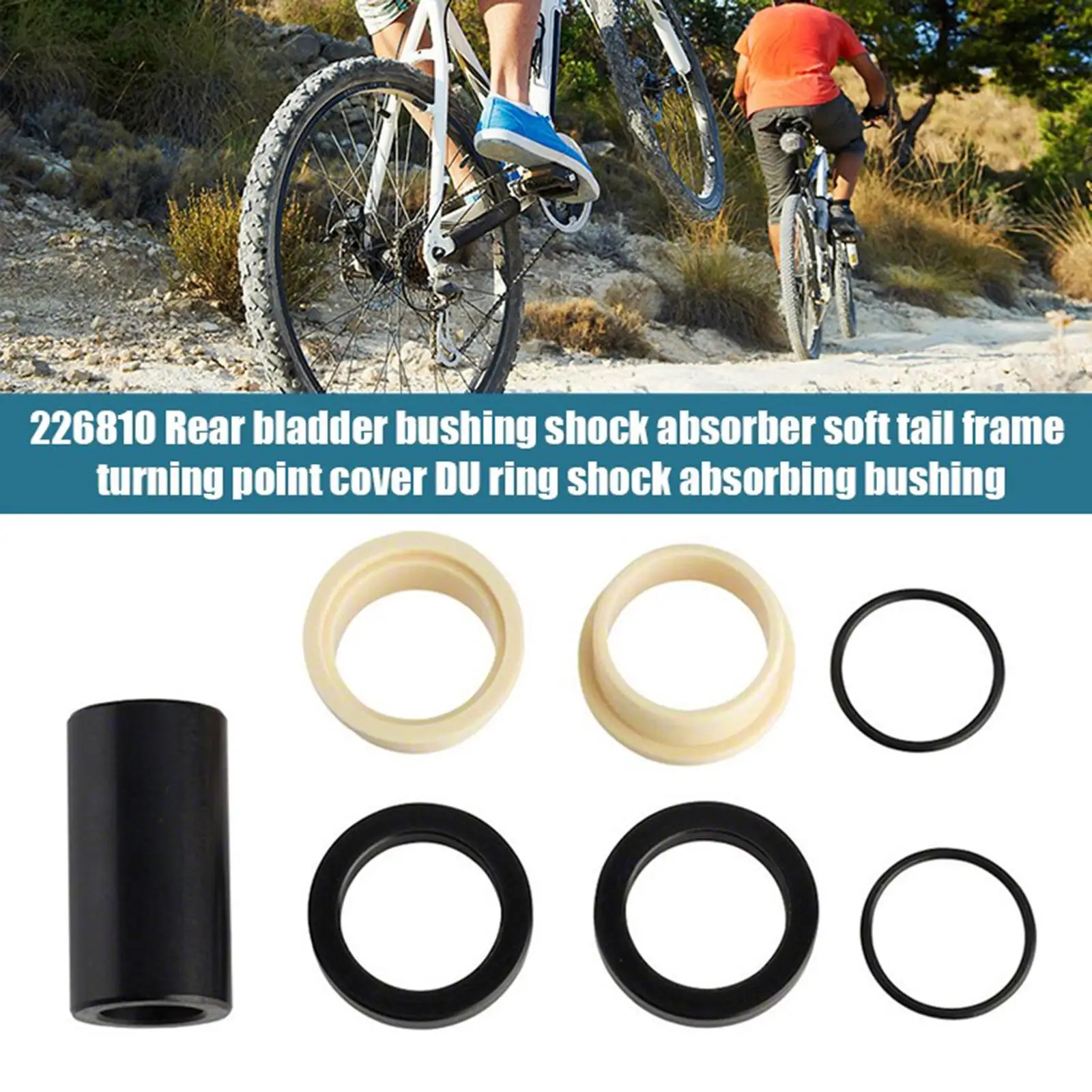 Bike Shock Absorber Bushing Shock Tube 6mm 8mm 10mm Length 22mm 22.2mm