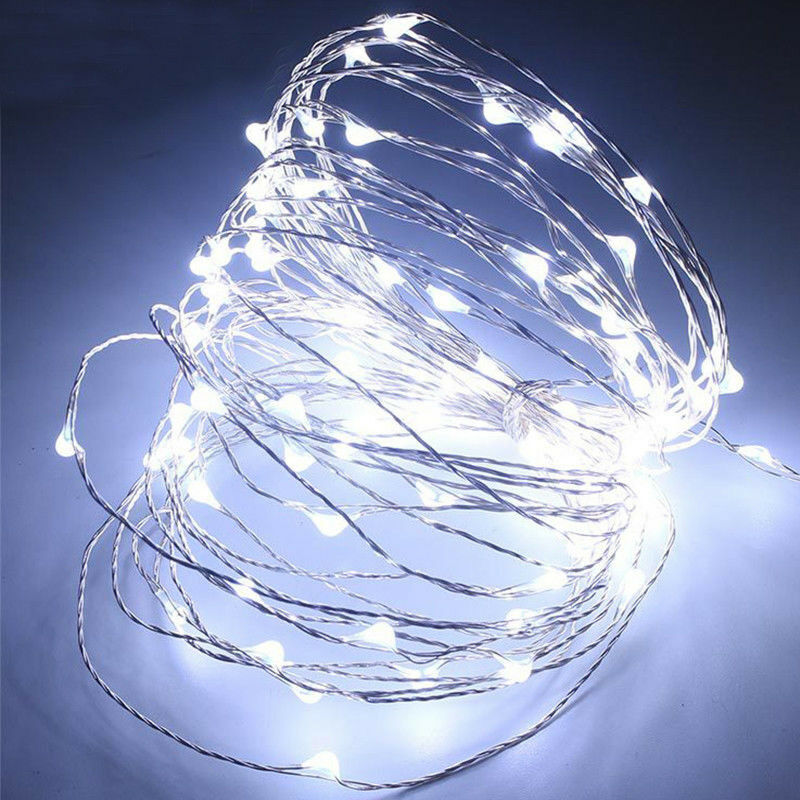 String Lights 1-20M Waterproof Wire Garland Fairy Lights Birthday Wedding Valentine Christmas Decor Holiday Outdoor Garden Party