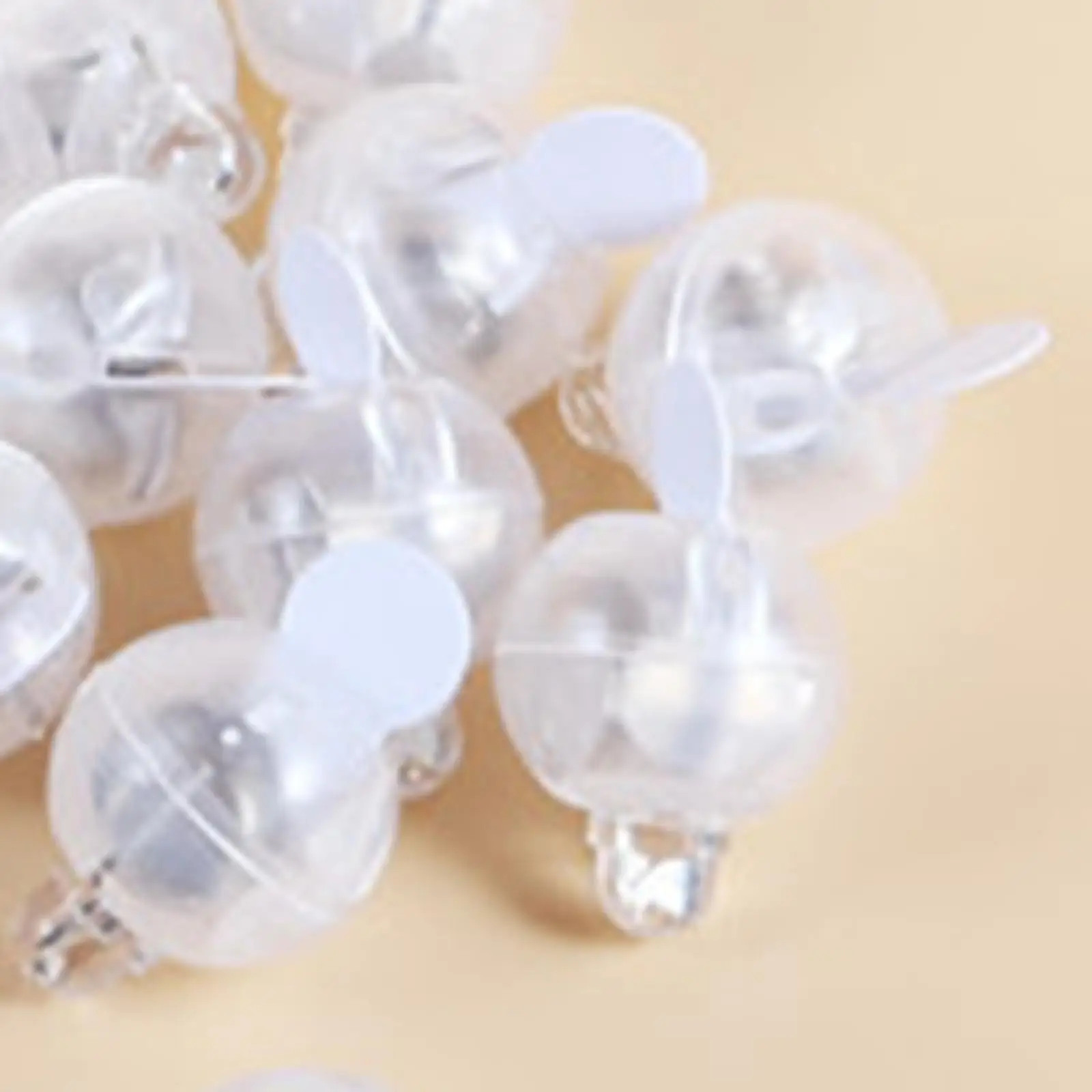 11 Pieces Ball Lamp Replacement Mini Luminous LED Balloon Light for Hairpin Paper Lantern Festival Headwear Decor