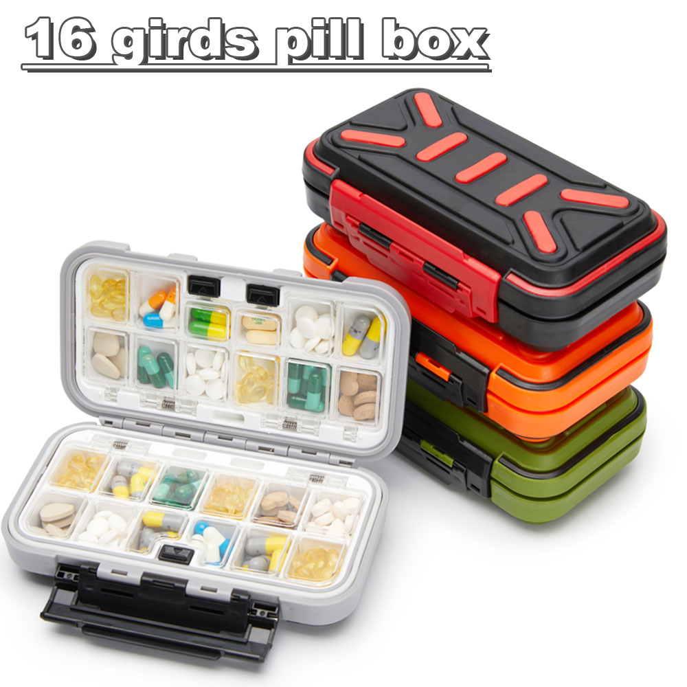 Best of Bigger Travel Pill Case Home Medicine Storage Organizer Container Drug Tablet Dispenser Independent Lattice Pill Box Accessories Reviews & Tips