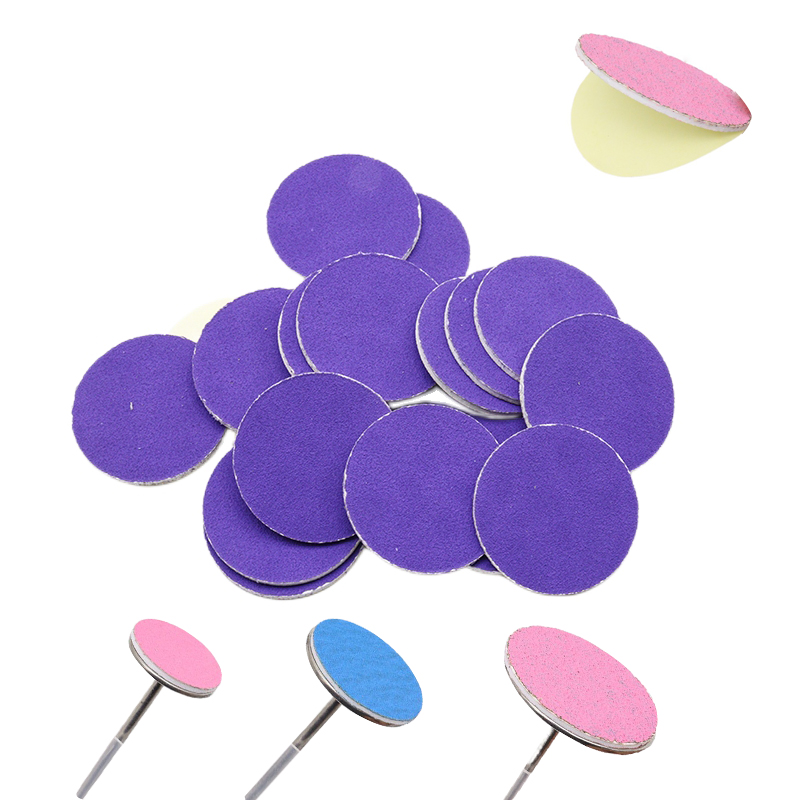 Best of New~Purple Sanding Paper 50 / pcs Pedicure Foot Care Tools 15mm 20mm 25mm 35mm Nail Drill Bit Disk Disc Salon Calluse Replaceable Reviews & Tips