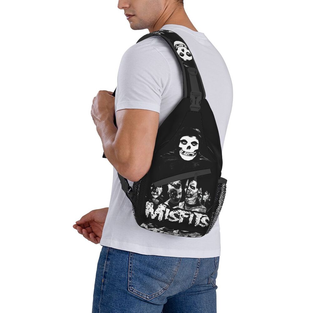 crânio do metal pesado para homens, mochila