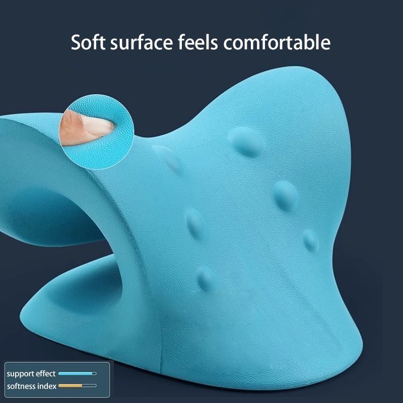 Best of Neck Shoulder Stretcher Relaxer Cervical Chiropractic Traction Device Massage Pillow For Pain Relief Cervical Spine Alignment Reviews & Tips - Image 2