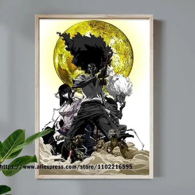 Afro Samurai Manga Anime Block Giant Wall Art Poster