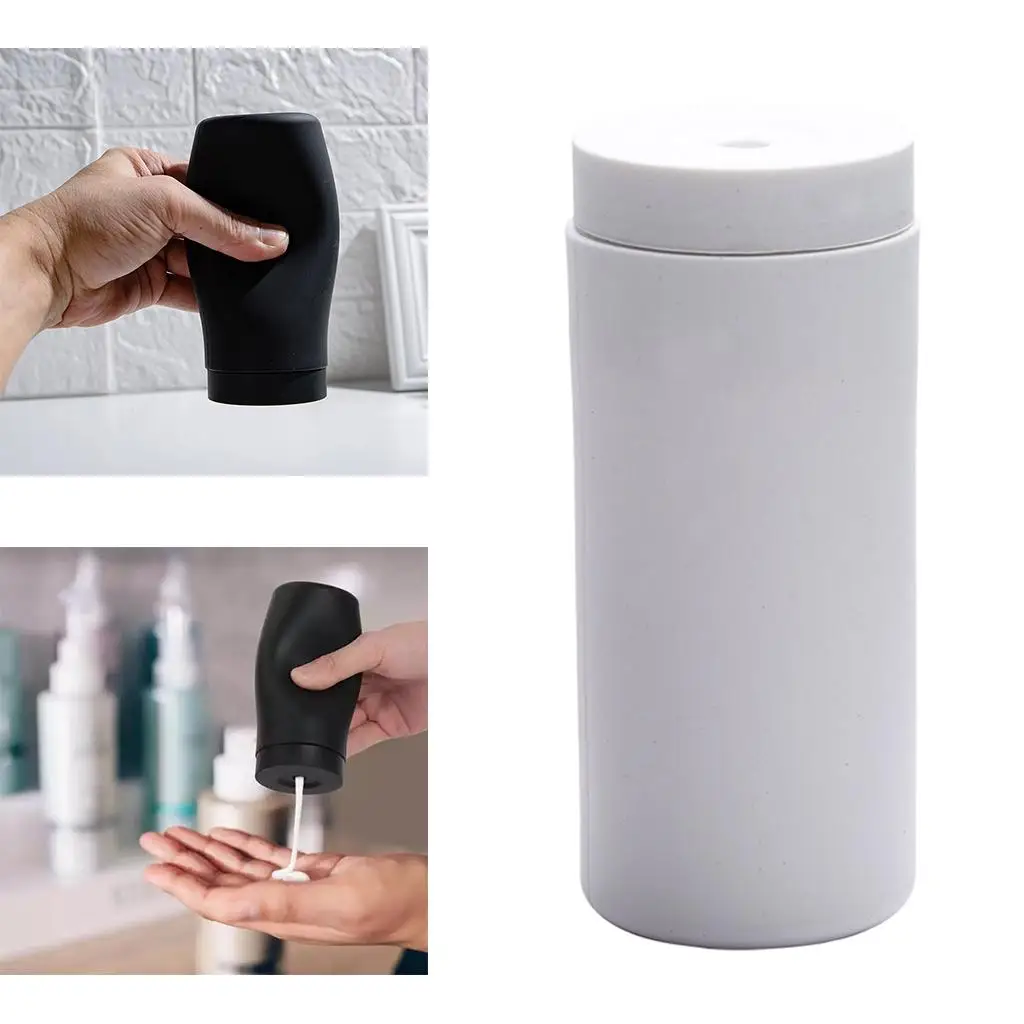 240ml Manual Squeezing Liquid Soap Dispenser Conditioner Lotion Bottle