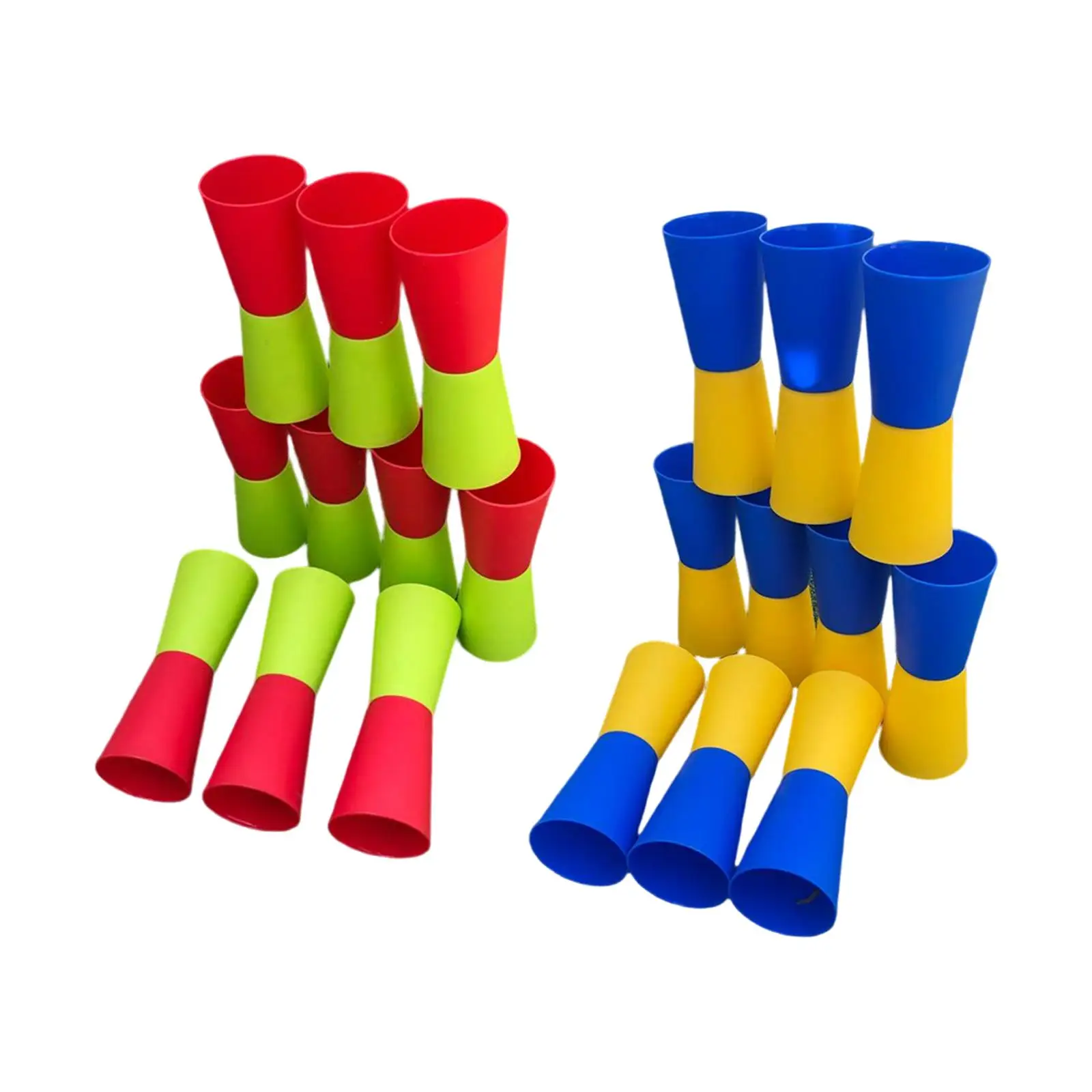 10x Flip Cups Agility Training Fitness Running Exercise Sensory Integration Reversed Cups for Activity Festive Indoor
