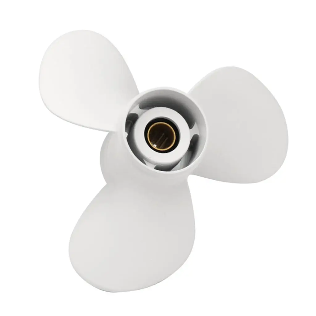 11 1/8inchx13 Boat Propeller 69W-45945-00- Outboard Engine 3HP, Aluminum Alloy