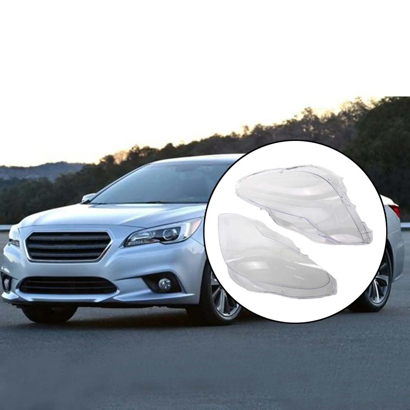 Car Front Headlight Headlamp Lens Cover for Mercedes W219 CLS350 CLS500 A2198203061
