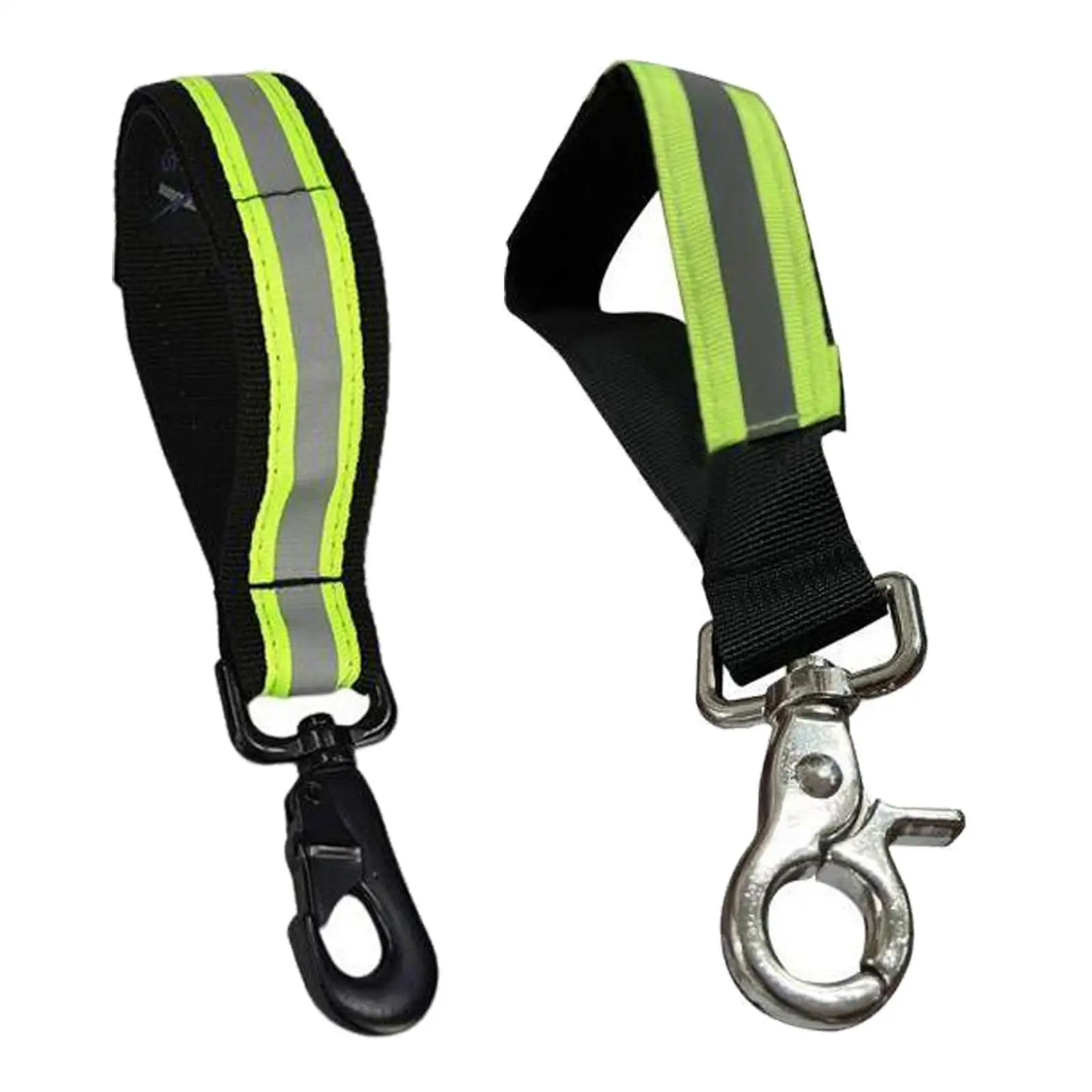 2pcs Firefighter Glove Strap,, Fireman Turnout Gear, Reflective with Buckle Tool Heavy Duty for Welding Gloves Accessories