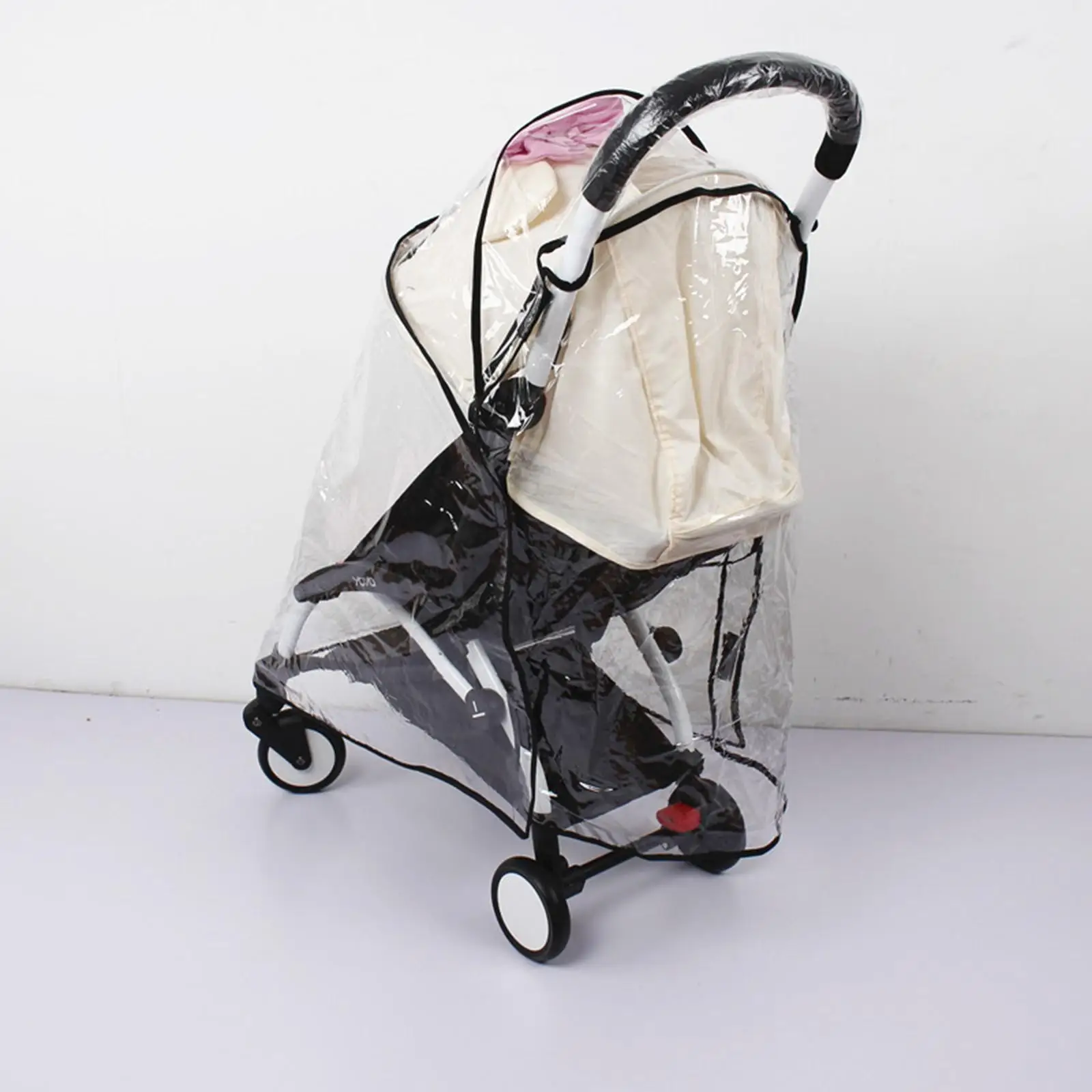 Baby Stroller Rain Cover Outdoor Activities Pushchair Shopping Universal Dustproof Rainproof Weather Protection Cover Raincoat