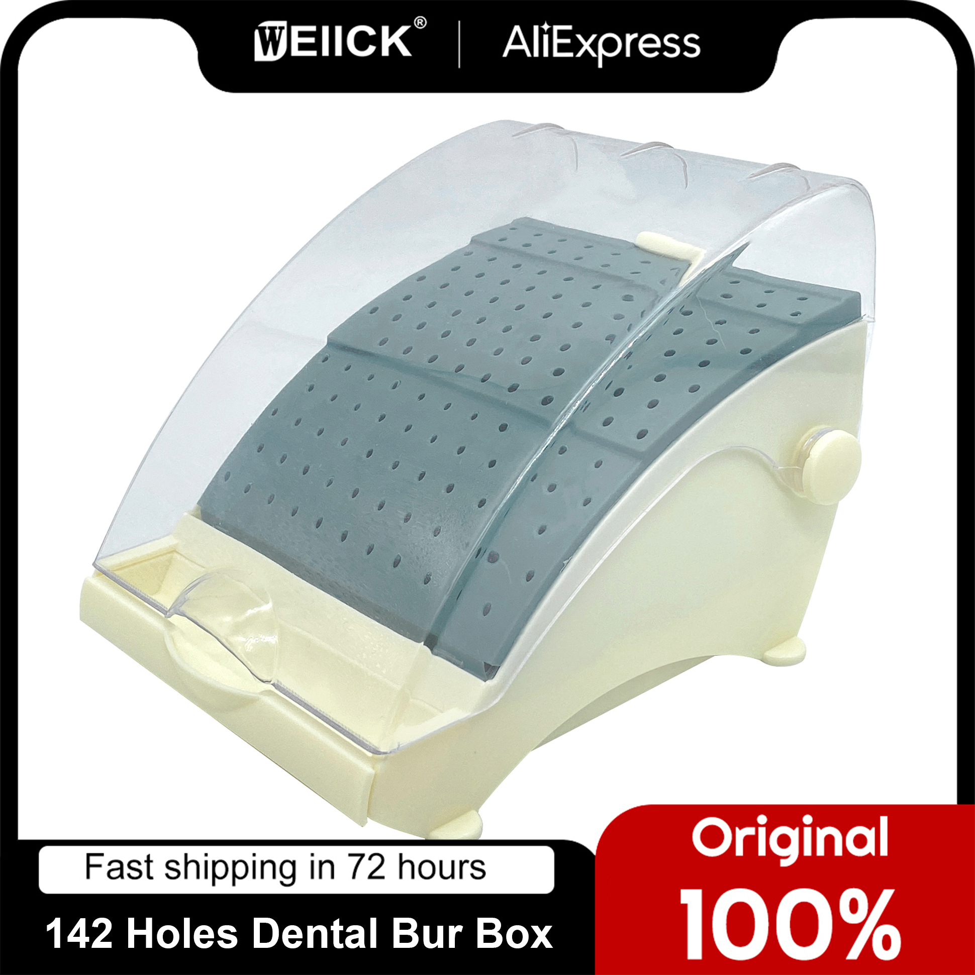 Best of Dental Box With Drawer 142 Holes Odontologia Bur Block Holder Autoclave Sterilizer Case Disinfection Box Holder Dentistry Tool Reviews & Tips