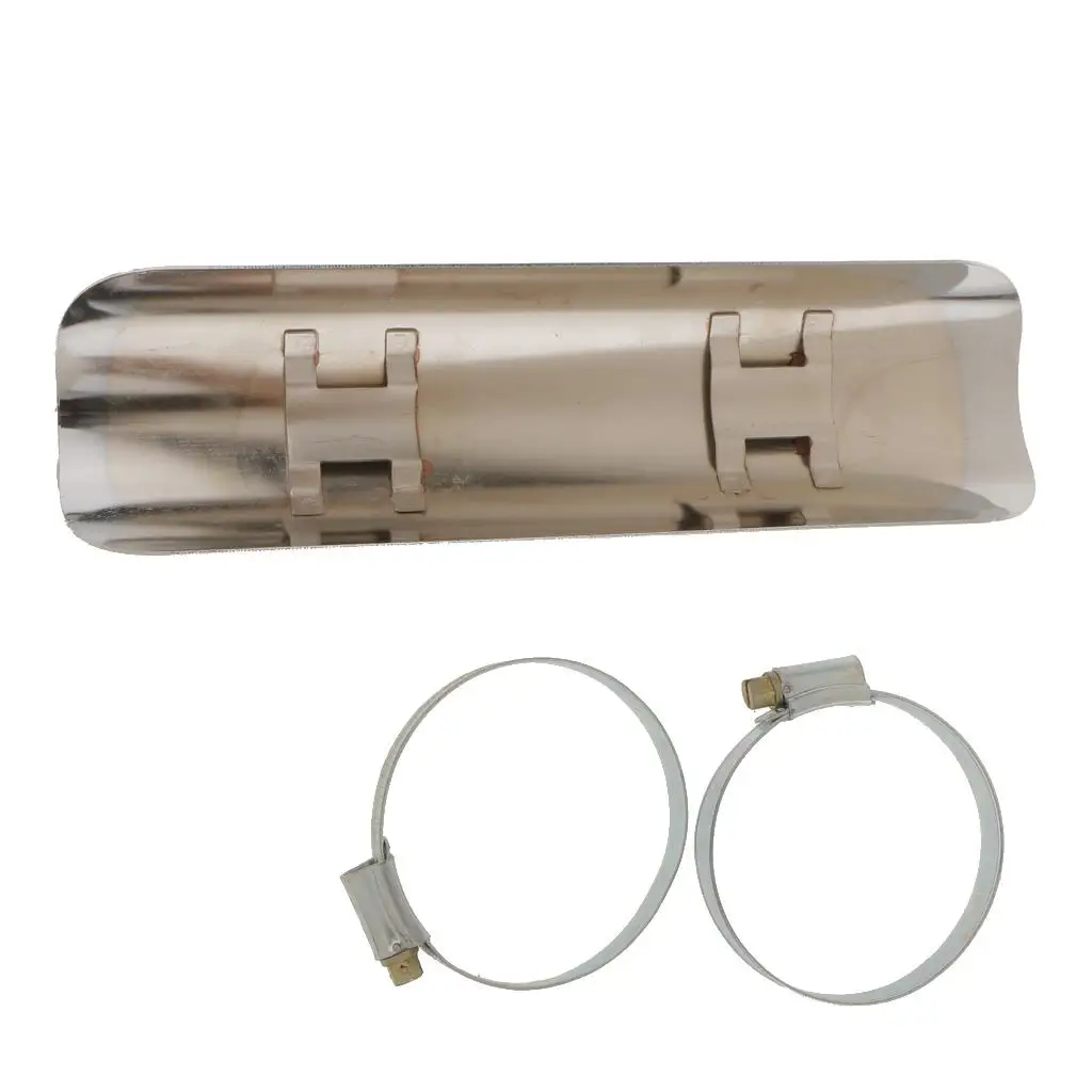 Universal Exhaust  Automotive, Exhaust Muffler  Heat Insulation ,  Heat (Silver)