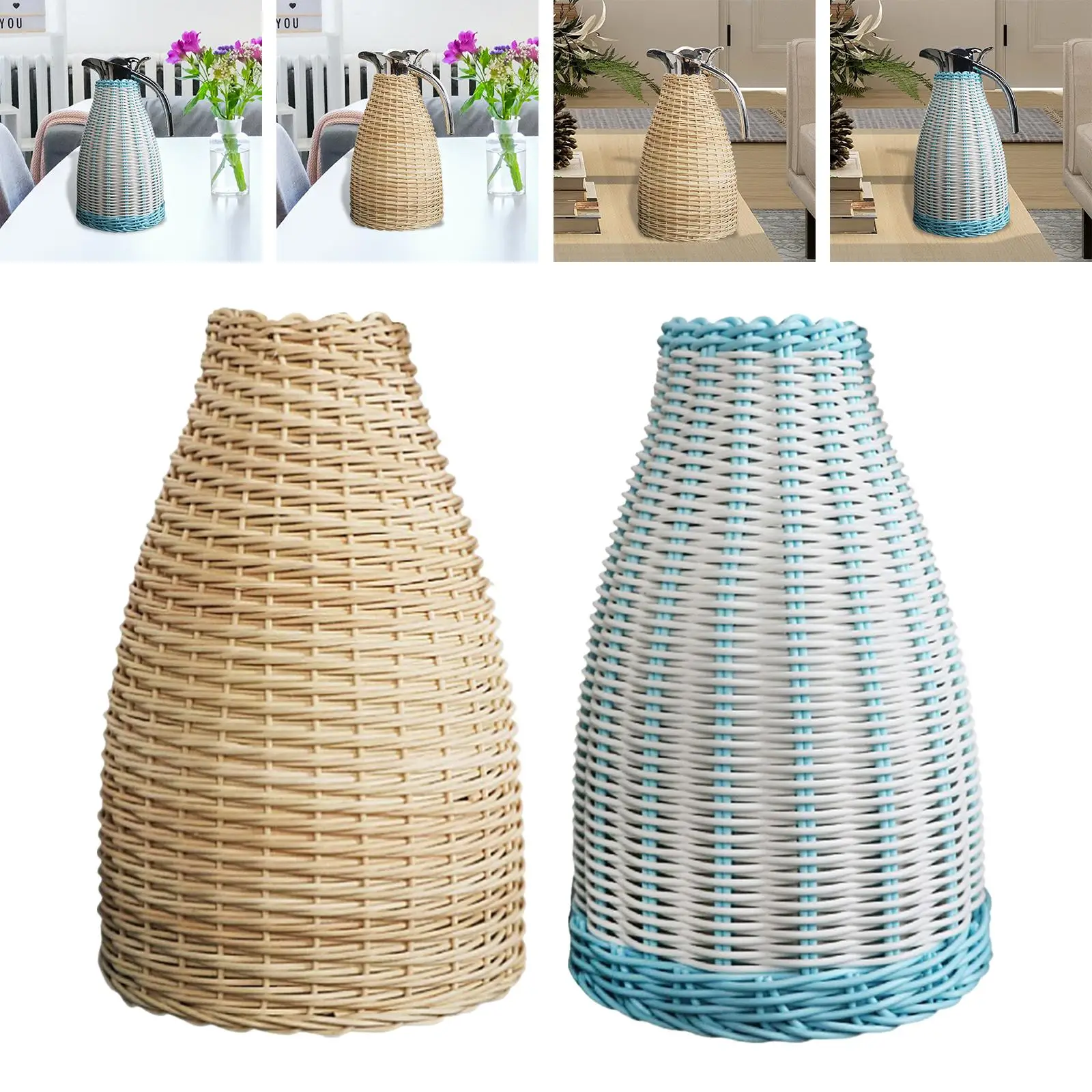 Bottle slings Holder Thermal Jug Decorative Rustic Vacuum Thermal jug Protector Water Bottle pouch for Chairs Driveways Hotels
