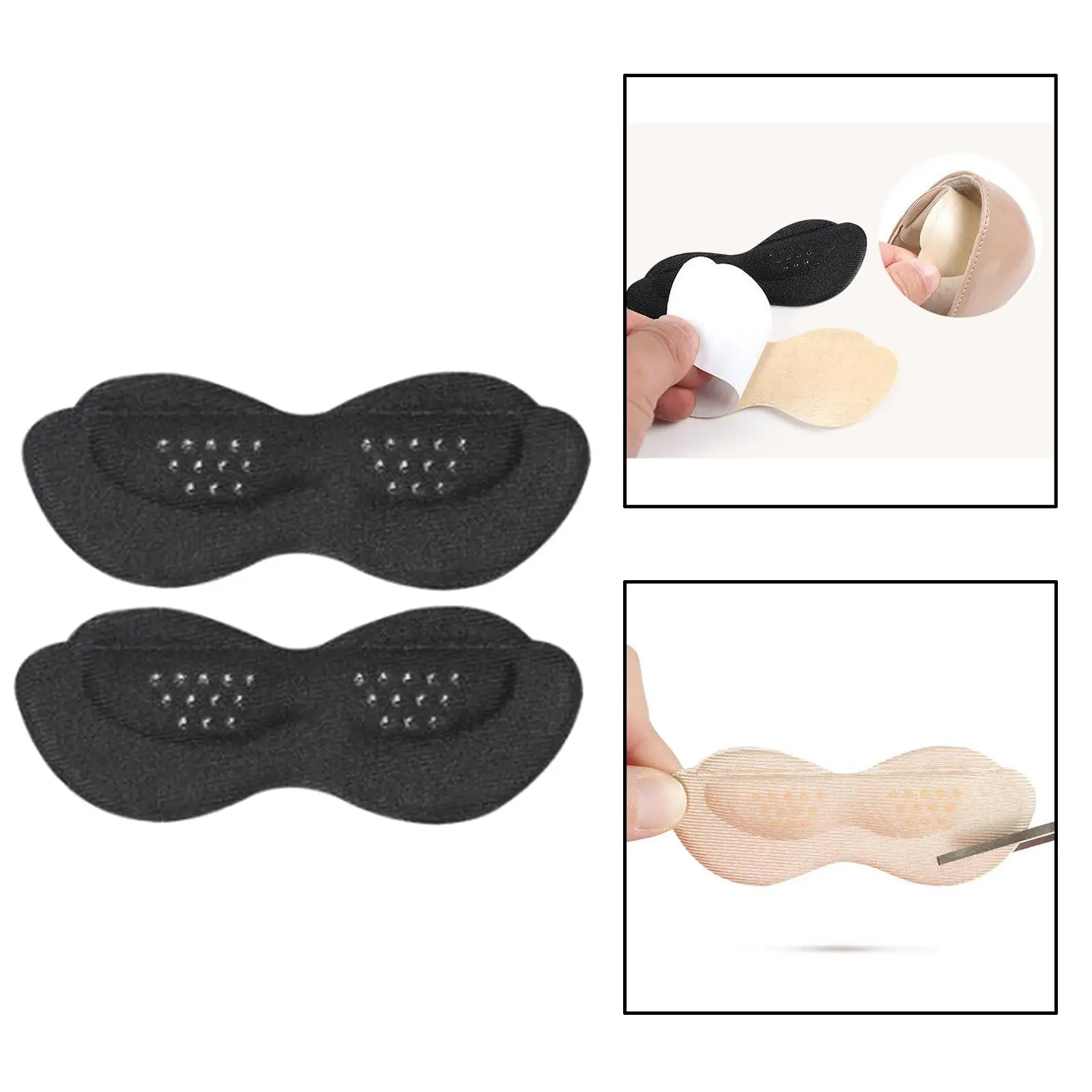 Heel Cushion Pads Anti-Wear Self-Adhesive Cuttable Shoes Insoles for Pain Relieving