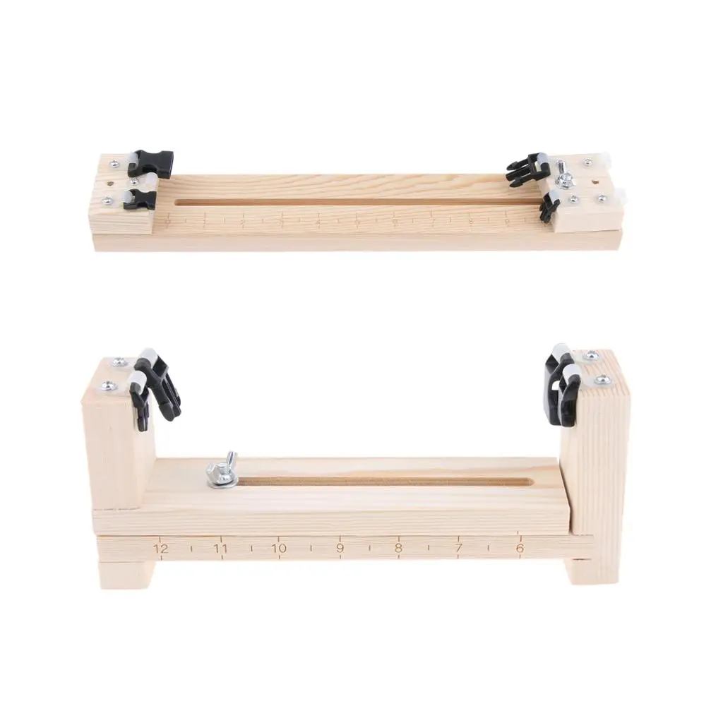 Adjustable Length Paracord Bracelet Kit and Jig Wooden Weaving Craft Tools